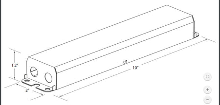 500 Lumen Output, Low Profile, Time Delay Enhancement To Overcome End Of Life Circuit Protection