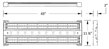 DLC LED Highbay 220W 5K MV