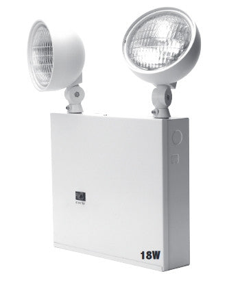 NYC Emergency Light, Steel - 18-68W Capacity - 2 or 3 Heads